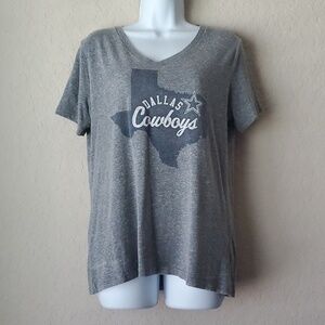 Gray Dallas Cowboys women's XL shirt